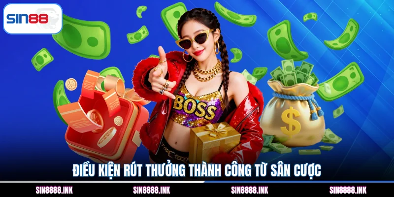 Điều kiện rút thưởng thành công từ sân cược